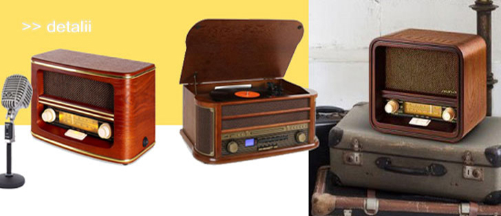 Radiouri Retro si Sisteme Audio Vintage, Cadouri Minunate !