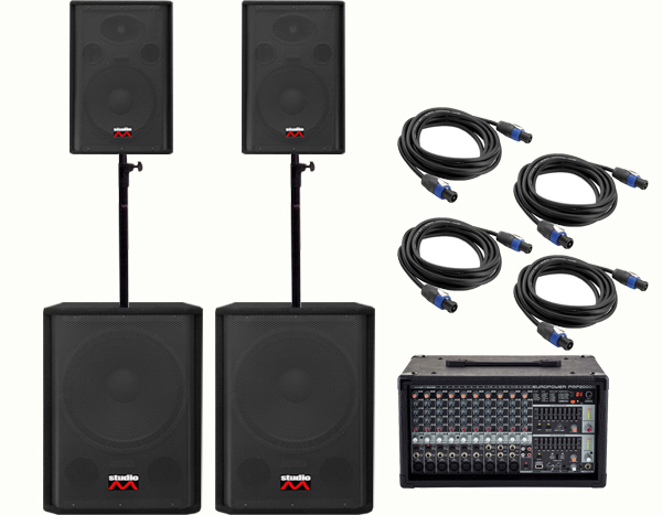 Sistem Audio Livestyle 1000 - Behringer PMP2000D